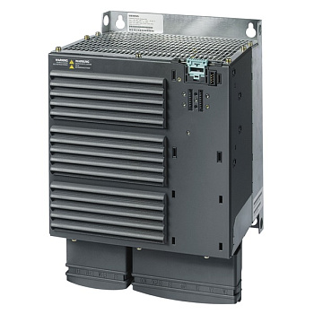 Модуль питания Siemens SINAMICS G120 PM240 6SL3224-0BE33-0UA0, мощность 30 кВт, напряжение 380–480 В AC, встроенный тормозной прерыватель, степень защиты IP20