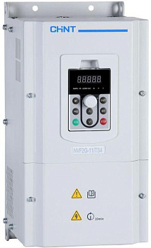 Преобразователь частоты Chint NVF2G-11/TS4 639015, мощность 11 кВт, напряжение 380 В, 3 фазы, общий тип.