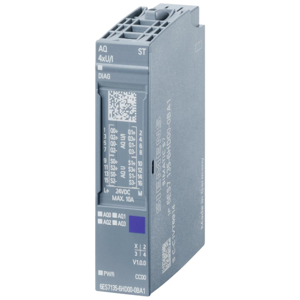 Модуль аналогового вывода Siemens 6ES7135-6HD00-0BA1