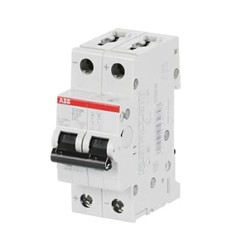 Автоматический выключатель ABB S202M-B50UC 2CDS272061R0505, 50 А, 2 полюса, характеристика B, 400 В