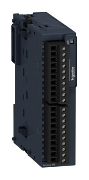 Аналоговый модуль Schneider Electric TM3TI4, 4 температурных входа, 24V DC