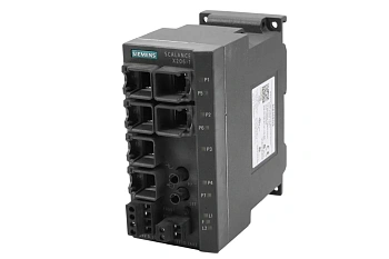 ​Промышленный коммутатор Siemens SCALANCE X206-1LD 6GK5206-1BC10-2AA3, управляемый, 6 портов 10/100 Мбит/с RJ45, 1 порт 100 Мбит/с одномодовый BFOC