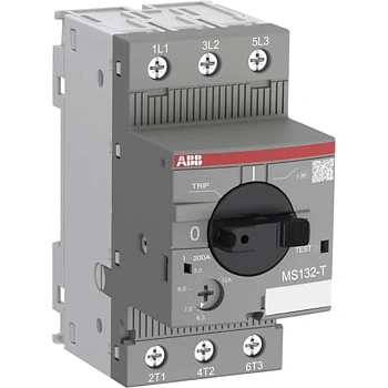Автоматический выключатель ABB MS/MO132 1SAM340000R1009, 6.3 А, 690 В AC