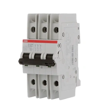 Автоматический выключатель ABB SU203M-K25 2CDS273337R0517, 25 А, 3 полюса, характеристика K, 230 В
