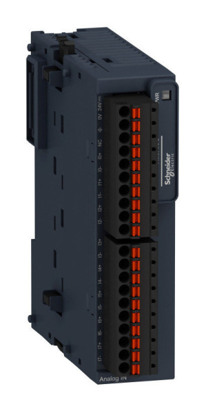 Аналоговый модуль расширения Schneider Electric TM3AI8G, 8 каналов, 12 бит, 24 В DC