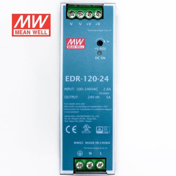 Блок питания MEAN WELL EDR-120-24