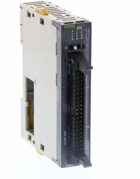 Модуль дискретного вывода OMRON CJ1W-OD232, 32 канала, напряжение 24 В DC, поддержка стандартных сигналов, защита от короткого замыкания и переполюсовки