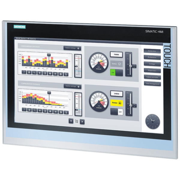Панель оператора HMI Siemens 6AV2124-0UC02-0AX1