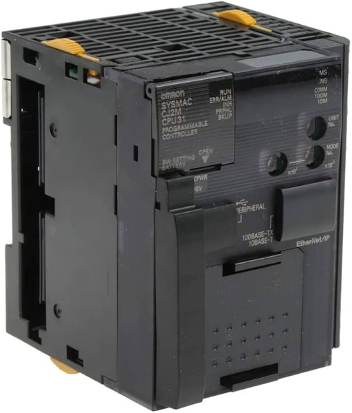 Программируемый контроллер OMRON CJ2M-CPU31, 32-битный процессор, 64 КБ памяти, Ethernet, поддержка расширений и модулей ввода/вывода