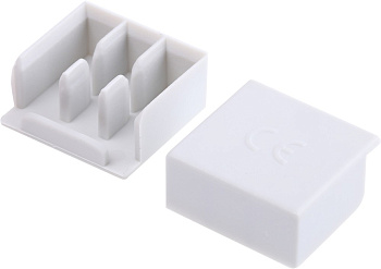 Крышка клеммника ABB PS-END 2CDL200001R0001, для использования с серией DDA, длина 17 мм