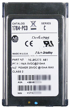Карта расширения Allen Bradley 1784-PCD, PCMCIA, для подключения ПК к сети DeviceNet