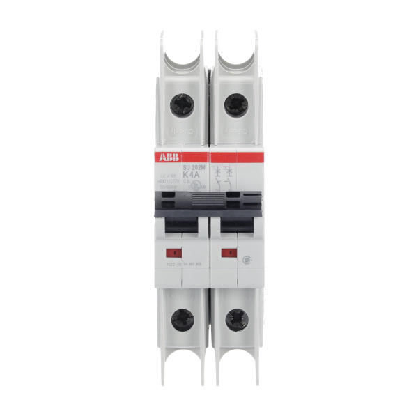 Автоматический выключатель ABB SU202M-K4 2CDS272337R0337, 4 А, 2 полюса, характеристика K, 230 В