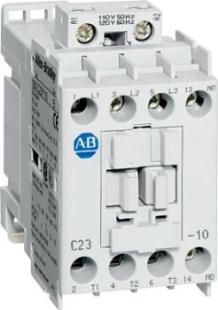 Контактор Allen-Bradley 100-C09D10, 9 А, 3 полюса, катушка 120 В AC, винтовые клеммы