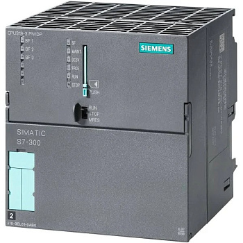 Контроллер Siemens 6ES7318-3EL01-0AB0, SIMATIC S7-300 CPU 319-3 PN/DP, 2 МБ ОЗУ, интерфейсы MPI/DP 12 Мбит/с, DP-мастер/слейв, PROFINET с 2-портовым коммутатором, питание 24 В DC, требуется карта Micro Memory Card, IP20