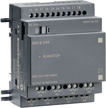 Модуль ввода/вывода Siemens LOGO! DM16 24 6ED1055-1NB10-0BA0