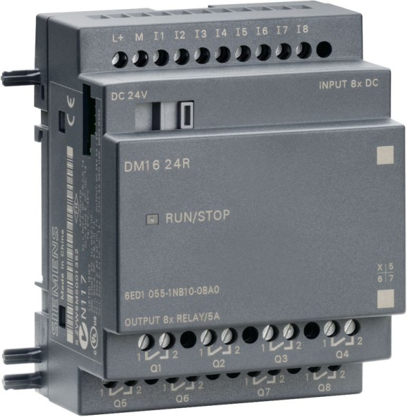 Модуль ввода/вывода Siemens LOGO! DM16 24 6ED1055-1NB10-0BA0
