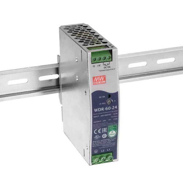 Блок питания MEAN WELL Power Supply WDR-60-24