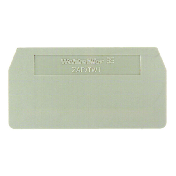 Концевая клеммная пластина, ZAP/TW 1, 1608740000, WEIDMÜLLER