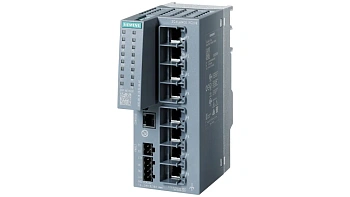 Промышленный коммутатор Siemens SCALANCE XC208 6GK5208-0BA00-2AC2, управляемый, 8 портов RJ45 10/100 Мбит/с, питание 24 В DC
