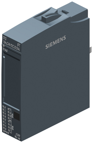 ​Модуль дискретного вывода Siemens 6ES7132-6BH01-0BA0, SIMATIC ET 200SP DQ 16x24VDC/0,5A Standard, 16 PNP-выходов 24 В DC/0,5 А