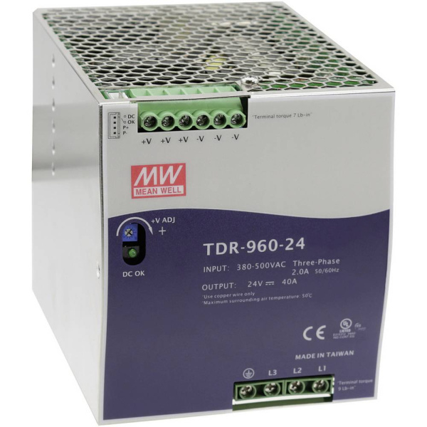 Блок питания MEAN WELL TDR-960 TDR-960-24