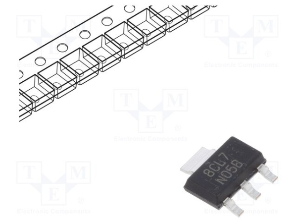 Стабилизатор Texas Instruments LM1117IMPX-3.3/NOPB