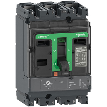 Автоматический выключатель Schneider Electric Compact NSX100N C10N3TM100