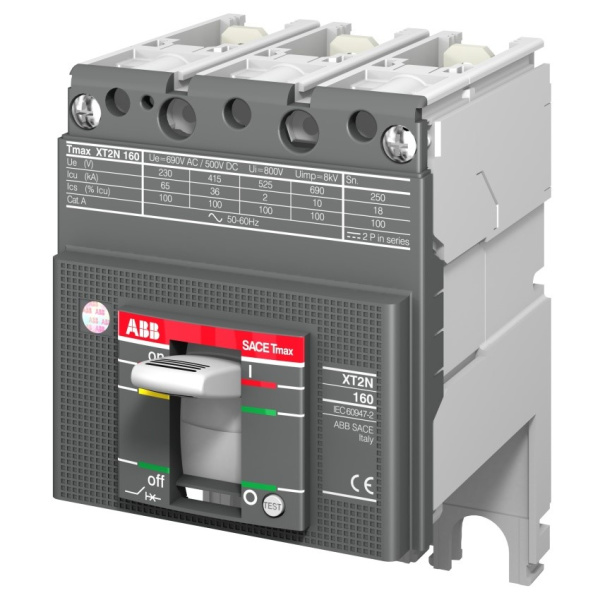 Автоматический выключатель ABB XT2N160 TMA100 FF 3P