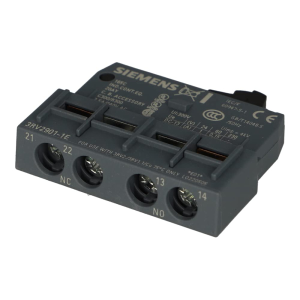 Блок контактов Siemens SIRIUS 3RV2 3RV2901-1E