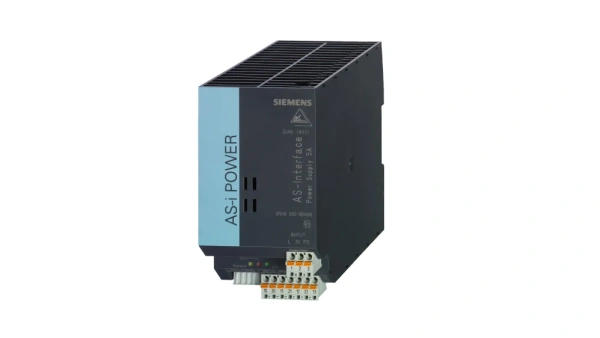Блок питания Siemens AS-Interface 3RX9502-0BA00, входное напряжение 120/230 В AC, выходное напряжение 30 В DC, выходной ток 5 А, степень защиты IP20