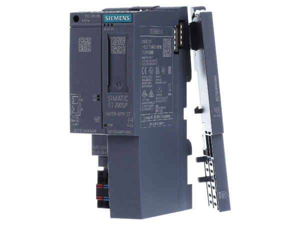 ​Интерфейсный модуль Siemens SIMATIC ET 200SP 6ES7155-6AA01-0BN0, PROFINET IM 155-6PN ST, поддержка до 32 модулей ввода/вывода и 16 модулей ET 200AL