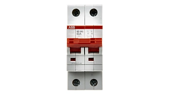 Рубильник модульный ABB SD202/63 2CDD282101R0063, 63 А, 2 полюса