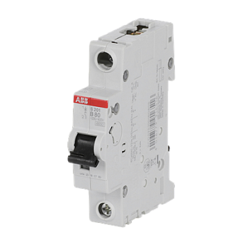 Автоматический выключатель ABB S201-B80 2CDS251001R0805, 80 А, 1 полюс, характеристика B, 230 В