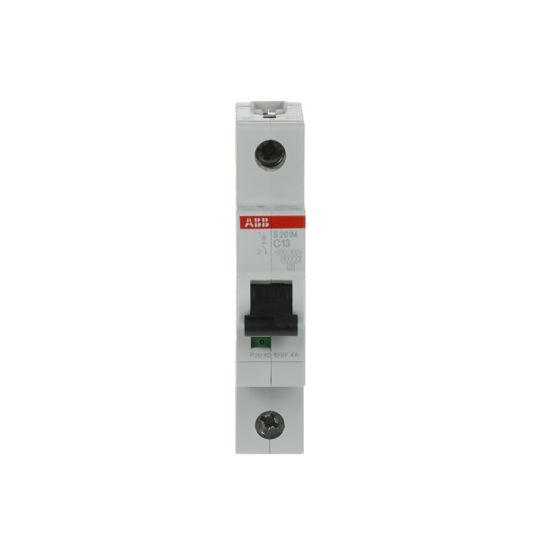Автоматический выключатель ABB S201M-C13 2CDS271001R0134, 13 А, 1 полюс, характеристика C, 230 В