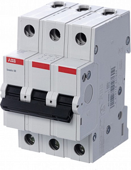 Автоматический выключатель ABB BMS413C10 2CDS643041R0104, 3-полюсный, 10 А, характеристика C, 4.5 кА