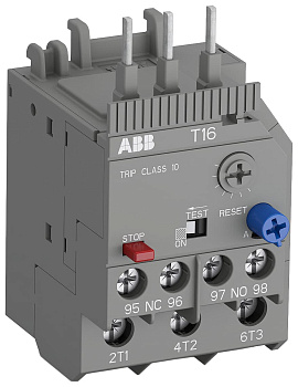 Реле перегрузки тепловое ABB T16-5.7 1SAZ711201R1038, 4-5.7 А, для контакторов AF, класс 10