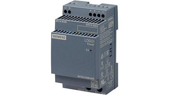 ​Блок питания Siemens LOGO!Power 6EP3332-6SB00-0AY0, вход 100–240 В AC, выход 24 В DC, 2,5 А, 60 Вт, для монтажа на DIN-рейку