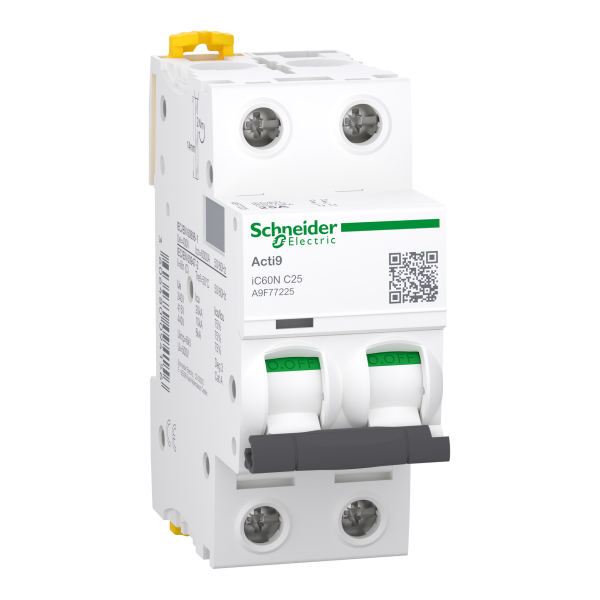 Автоматический выключатель Schneider Electric IC60N C 25A 2P A9F77225