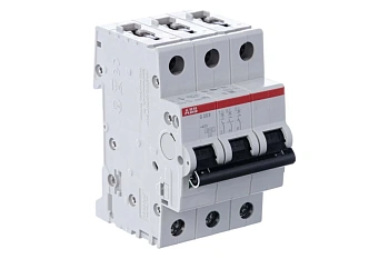 Автоматический выключатель ABB S203-D50 2CDS253001R0501, 50 А, 3 полюса, характеристика D, 400 В