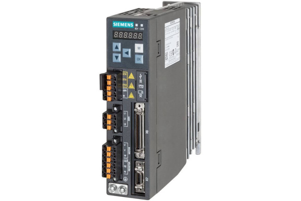Преобразователь частоты Siemens SINAMICS V90 6SL3210-5FB10-0UF0, 3 фазы, 400 В, мощность 0,75 кВт