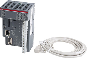 ПЛК ABB АС500еСо PM564-T TA574-AT 1SAP186200R0004, процессор, цифровой выход, 8 входов, цифровой вход