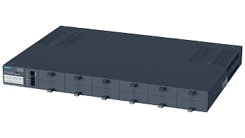 ​Промышленный коммутатор Siemens SCALANCE XR324-12M 6GK5324-0GG10-1AR2, управляемый, 19" стойка, 12 слотов для 2-портовых медиа-модулей 100/1000 Мбит/с, питание 24 В DC