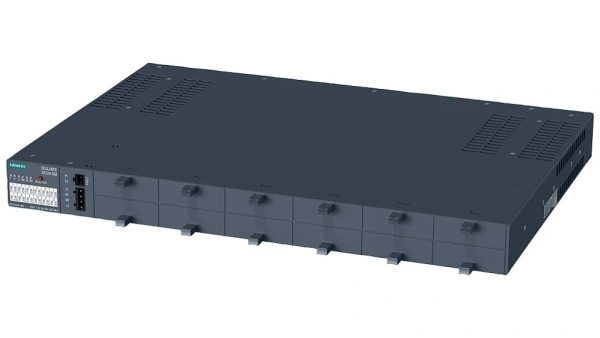 ​Промышленный коммутатор Siemens SCALANCE XR324-12M 6GK5324-0GG10-1AR2, управляемый, 19" стойка, 12 слотов для 2-портовых медиа-модулей 100/1000 Мбит/с, питание 24 В DC