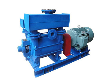 Вакуумный насос Zibo Hongyan 2BV5111, 5,5 кВт, 230 м³/ч, 380 В, 50 Гц, водокольцевой, корпус из чугуна, фланец DN50